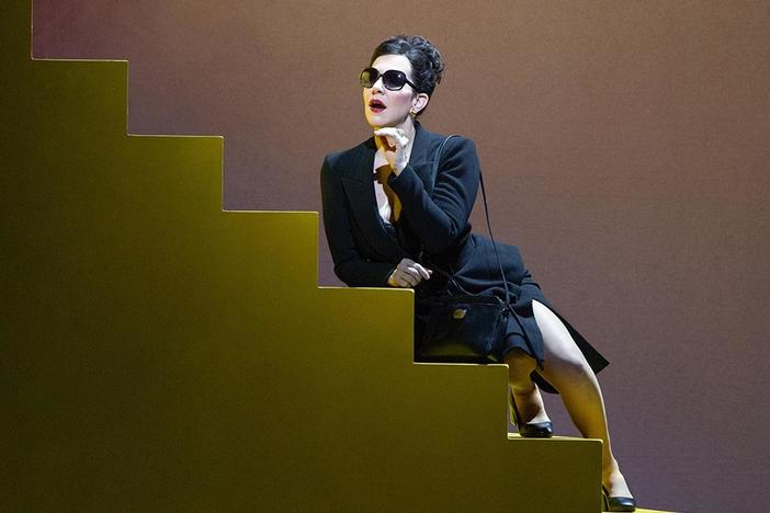 Joyce DiDonato ignites the stage with stunning vocals in "L'alma mia fra le tempeste."