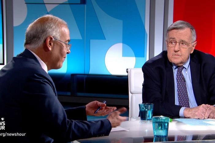 Shields and Brooks on Trump trade war risks, president’s political pardons