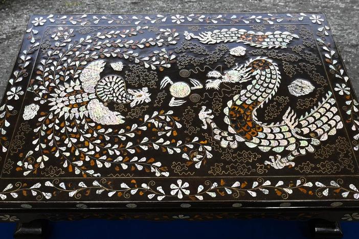 Appraisal: Korean Lacquer Table, ca. 1930