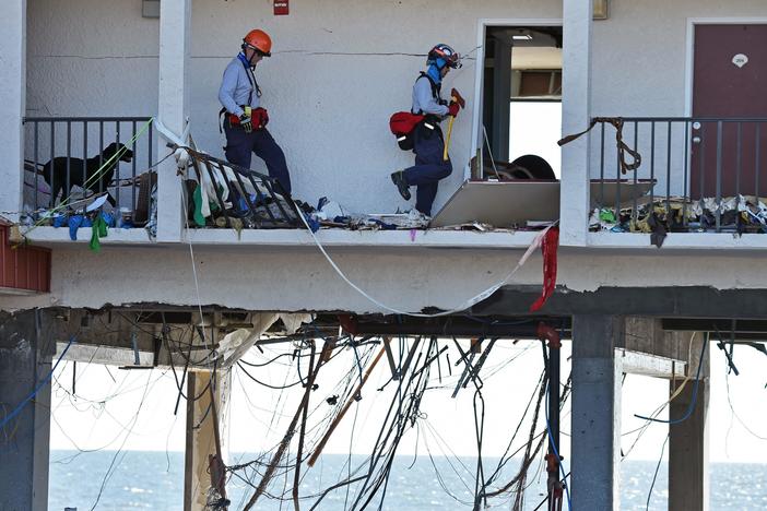 Florida resident surveys ‘total devastation’ from Hurricane Michael