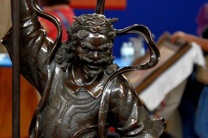 Appraisal: Japanese Bronze Mythical Figure, ca. 1880, from Kooky & Spooky