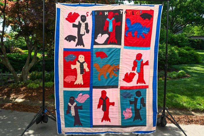 Appraisal: Sarah Mary Taylor Appliqué Quilt, ca. 1980