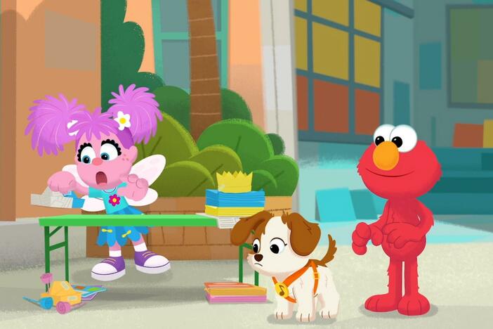 Elmo and Tango solve the mystery of Elmo's missing color book!
