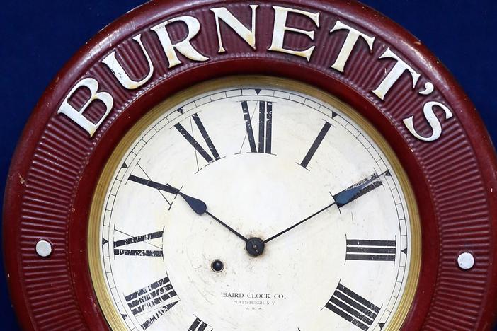 Appraisal: Baird Advertising Clock, ca. 1895, from Boise Hour 3.