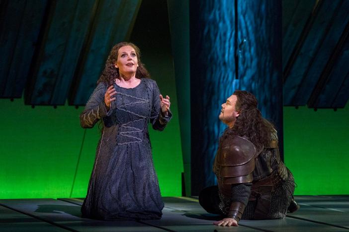 Eva-Maria Westbroek, as Sieglinde, sings an excerpt from Act I.