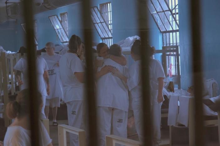 What happens to women who are pregnant in prison, and to the babies born to them?