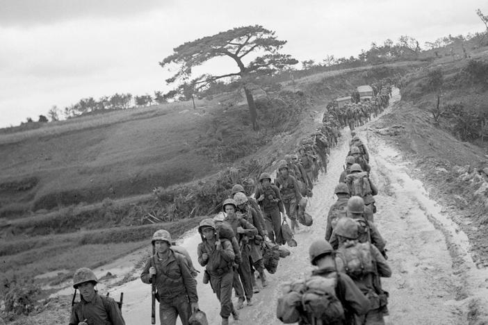 Watch a preview of Episode Seven: A World Without War, March 1945 - Dec. 1945.
