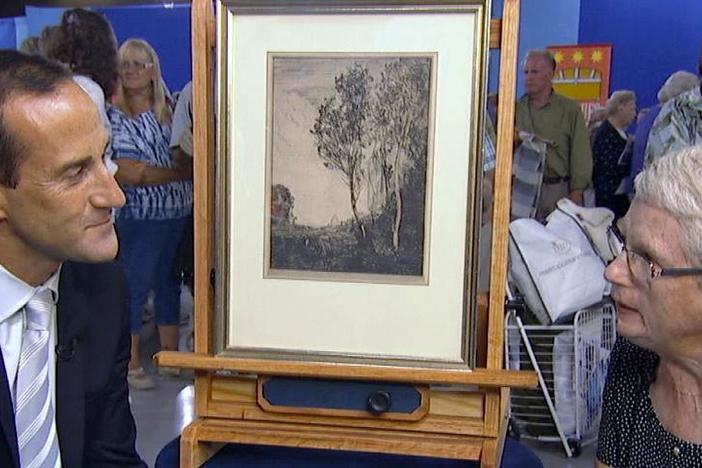 Appraisal: Jean-Baptiste-Camille Corot Etching, from Seattle Hour 2.