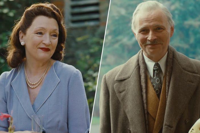 Mark Bonnar and Lesley Manville discuss the budding romance between Sir James and Robina.