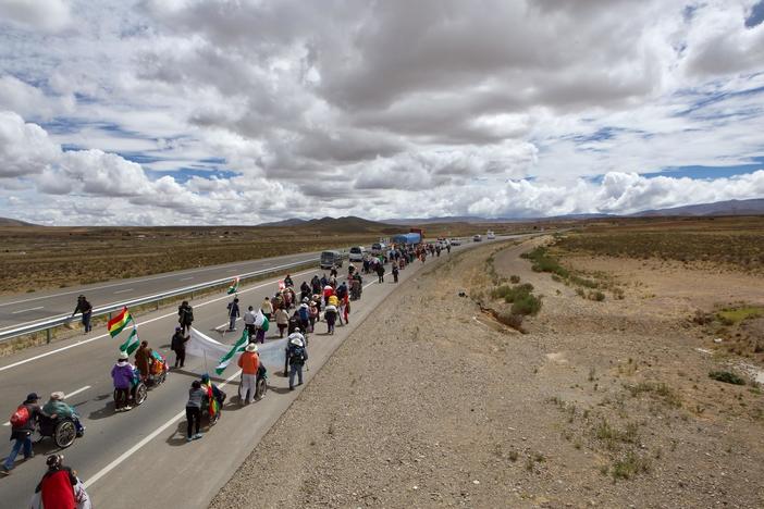 A group of people with disabilities treks across the Andes, battling for their human rights.