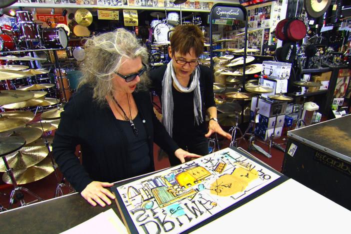 A thrift store find reveals the little-known artistic side of musician Frank Zappa.
