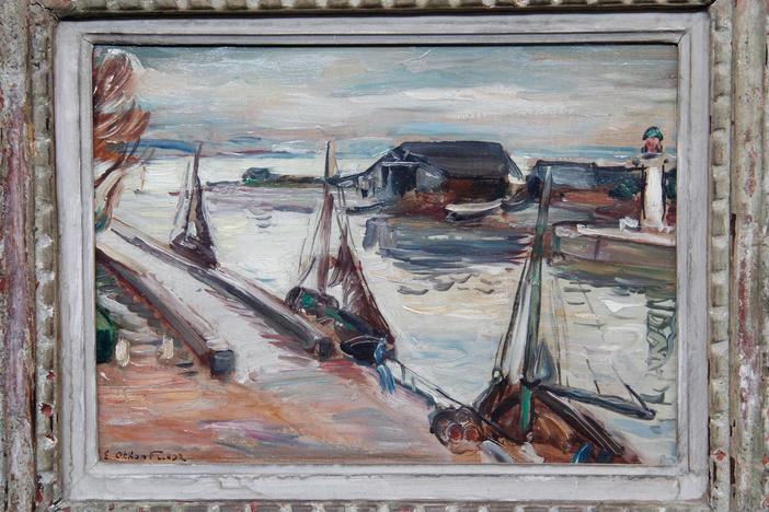Appraisal: Othon Friesz Oil, ca. 1930, from Cincinnati Hour 3.