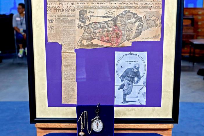 Appraisal: 1924 NFL Championship Fob with Watch, from Richmond Hour 3.
