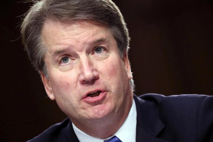Republicans push back on new Kavanaugh allegation as Democrats call for delay.