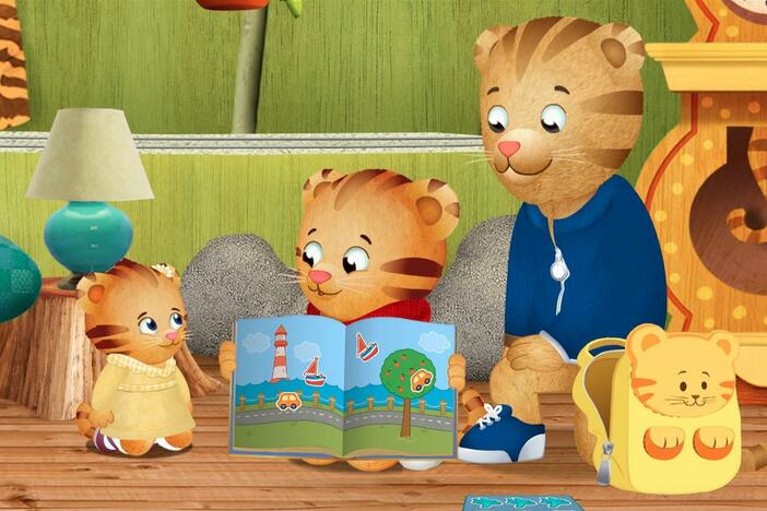 Margaret wants to play with Daniel's stickers. But he finds that sharing can be fun.