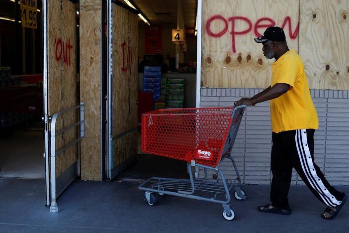 Floridians prepare for Dorian as the hurricane shifts north