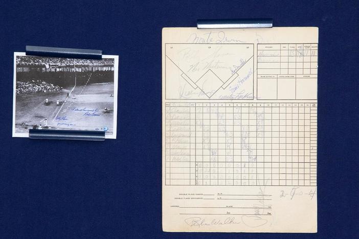 Appraisal: 1951 "Shot Heard 'Round the World" Game Scorecard