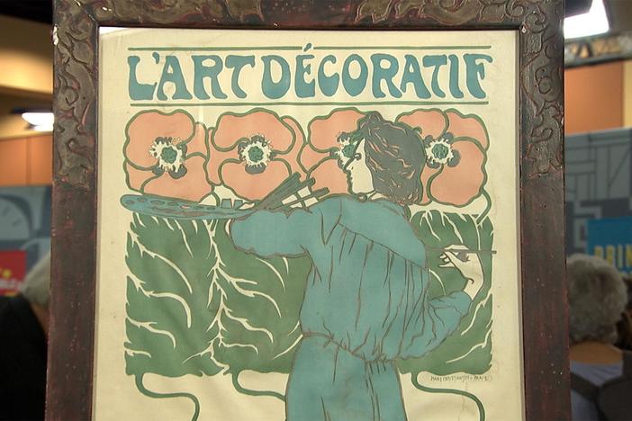 Appraisal: Hans Christiansen Poster, ca. 1902, from Palm Springs Hour 3