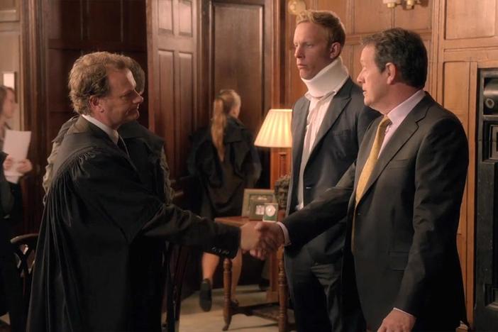 See a scene from Inspector Lewis: Down Among the Fearful before it airs June 16, 2013.