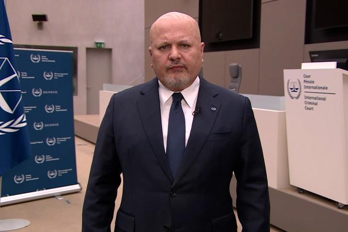 The ICC's Chief Prosecutor discusses the investigation.