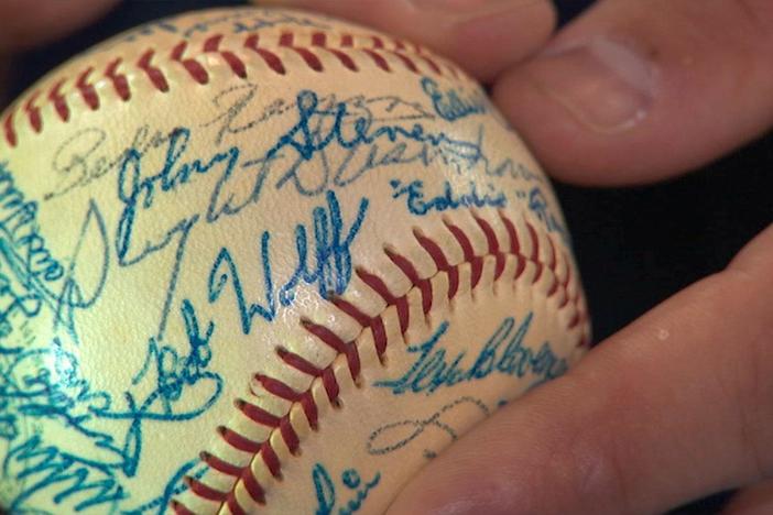 Appraisal: Dwight D. Eisenhower-signed Baseball, ca. 1956