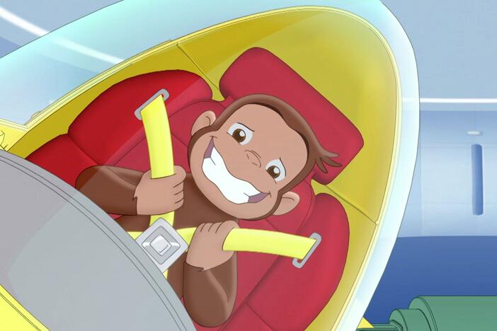 George goes through training to prepare him for his adventure in space. 