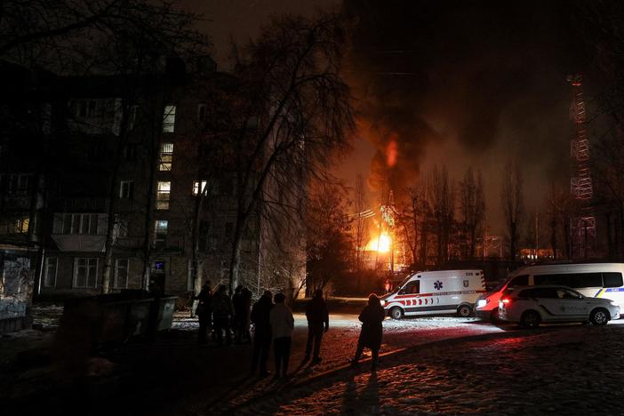 News Wrap: Kyiv targeted by more Russian drone attacks