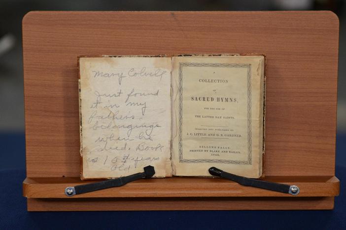 Appraisal: 1844 "Bellows Falls" Hymnal Book, from Salt Lake City Hour 1.