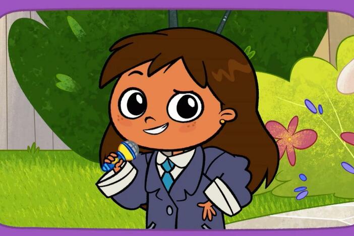 Rosie tries to be a reporter./Rosie thinks there’s a jalapeño giant in the neighborhood