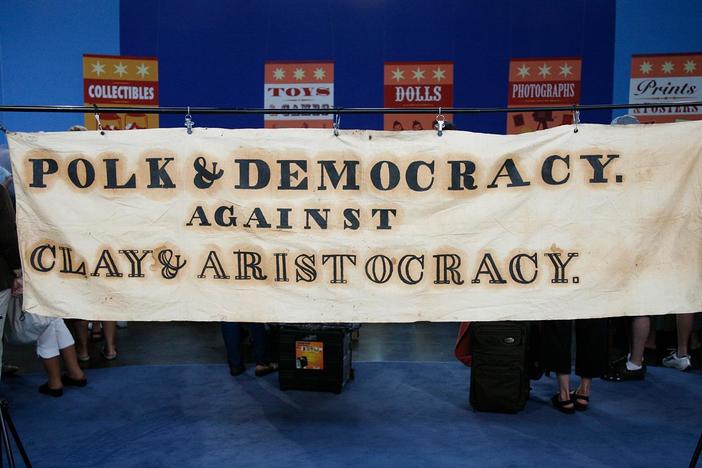 Appraisal: 1844 Presidential Election Political Banner