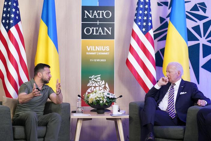 NATO promises long-term military aid to Ukraine but no timeline for membership