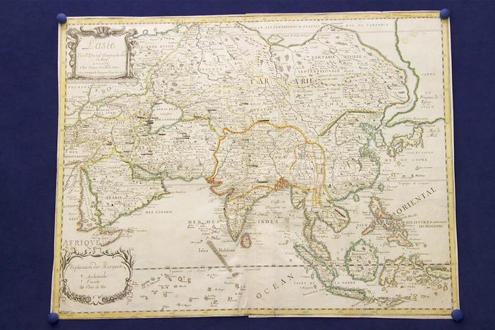 Appraisal: 1664 Pierre Duval Asia Map