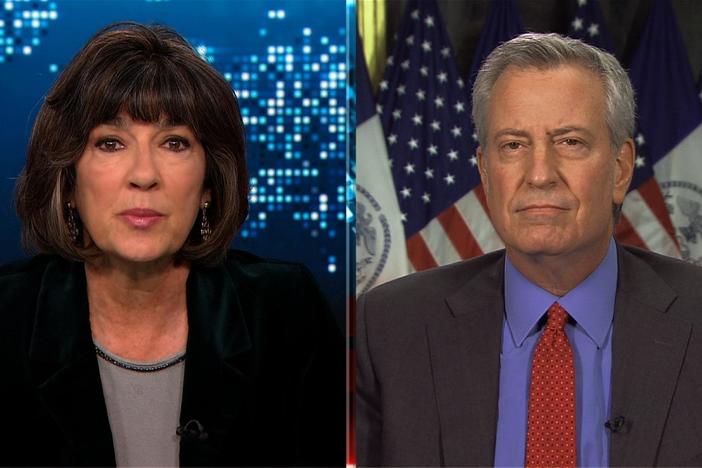 Mayor Bill de Blasio of New York City discusses the state of the pandemic.
