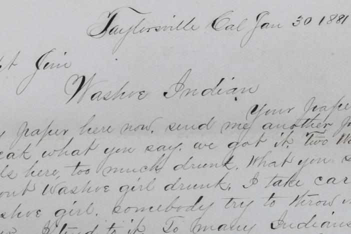 Appraisal: 1881 Indian Chief Letter, from Omaha Hr 2.
