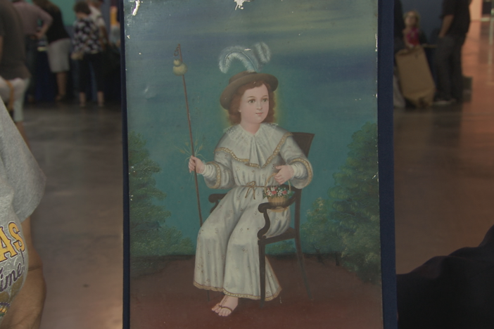 Appraisal: 1869 Niño de Atocha Painting, in Celebrating Latino Heritage