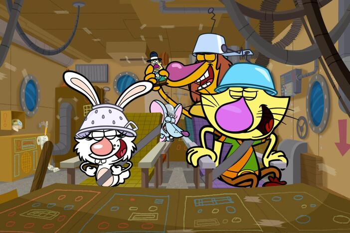 Nature Cat, Squeeks, Daisy and Hal are on a mission to the moon!