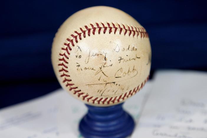 Appraisal: Signed Ty Cobb Archive, ca. 1952, from Eugene Hour 1