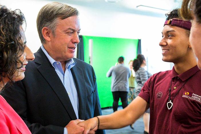 ASU president Michael Crow is making it easier and less expensive to attend college.