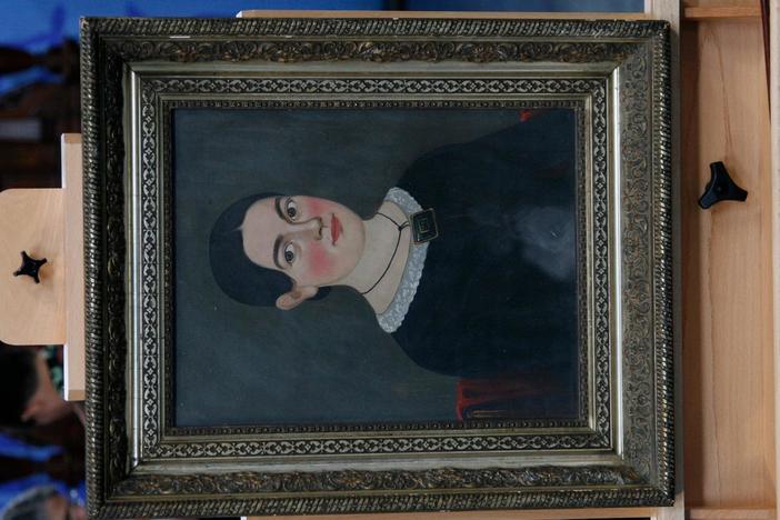 Appraisal: 19th Century Prior-Hamblin Folk Portrait