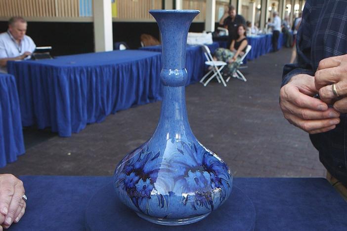 Appraisal: Mooncroft Cornflower Vase, ca. 1935
