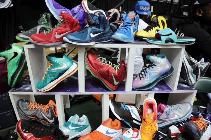 Economics correspondent Paul Solman reports on what drives this specialty sneaker culture.