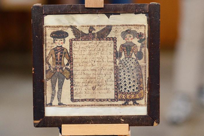 Appraisal: 1777 Sussel-Washington Fraktur, from Albuquerque, Hour 1.