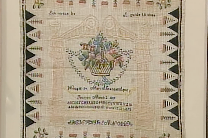 Appraisal: 1819 Massachusetts Sampler, in Vintage Portland.
