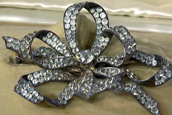 Appraisal: French Paste & Silver Brooch, ca. 1890, from Rapid City Hour 2.