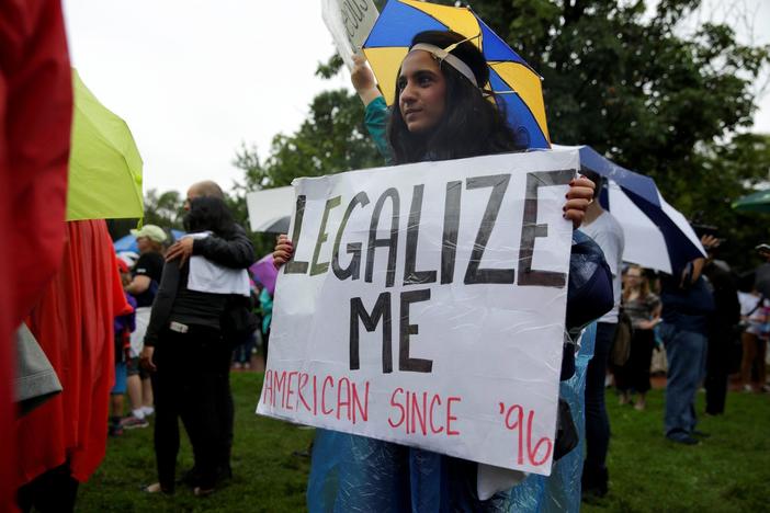 Lisa Desjardins puts the president's long-shifting immigration policy stance in context.