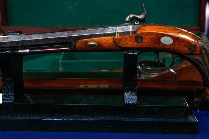 Appraisal: 19th C. German Target Pistols & English Case