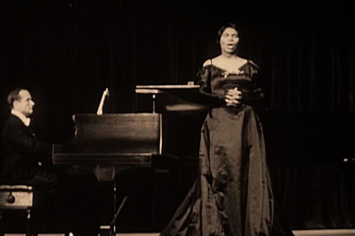 "Crucifixion" recalled the racial unrest Marian Anderson saw during her time in Chicago.