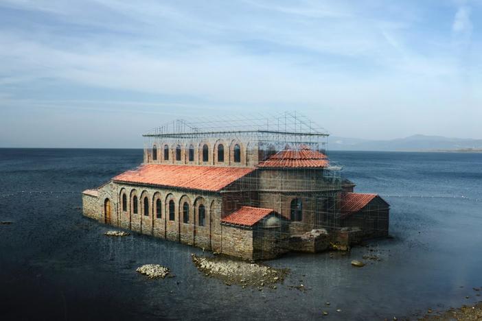 After excavating its remains, scientists see what the Iznik basilica may have looked like.