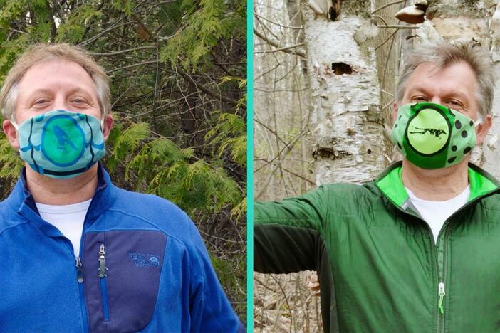 Chris and Martin share how masks protect from germs.
