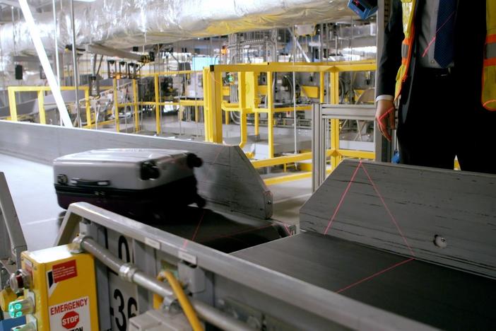 Getting the right bag to the right plane requires an ingenious system. Here’s how it works.